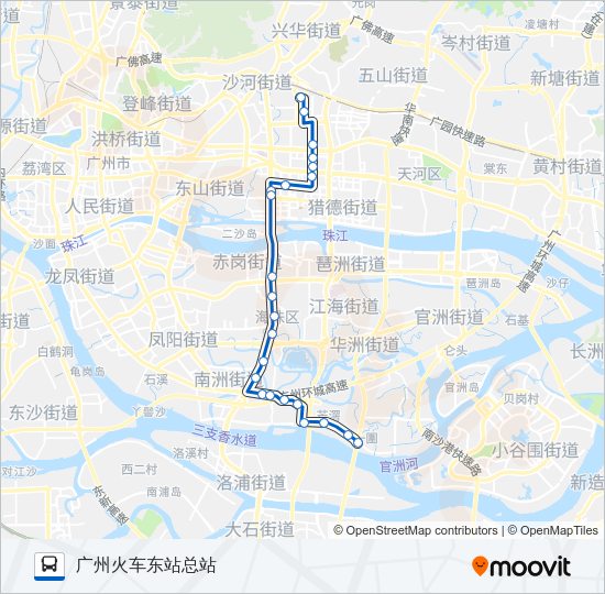 公交195路的线路图