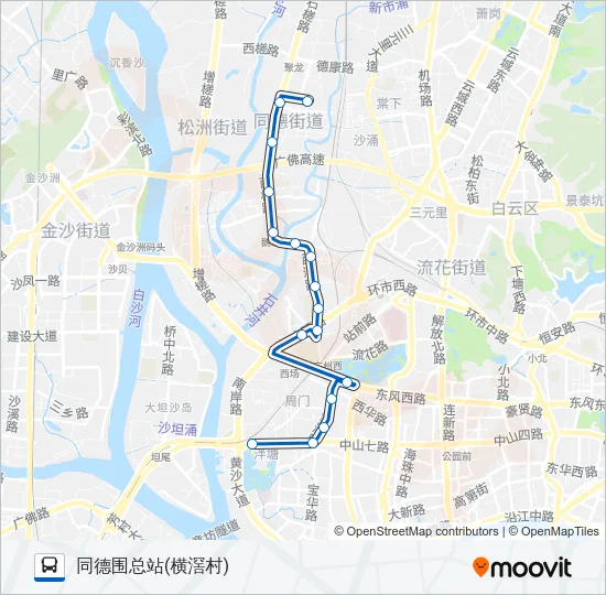 196路 Bus Line Map