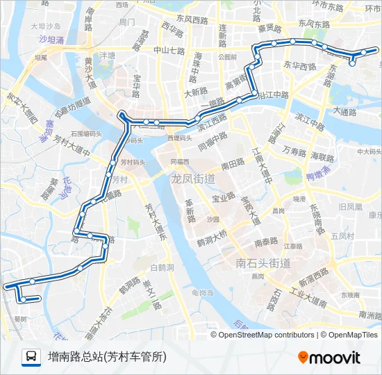 1路班车 Bus Line Map