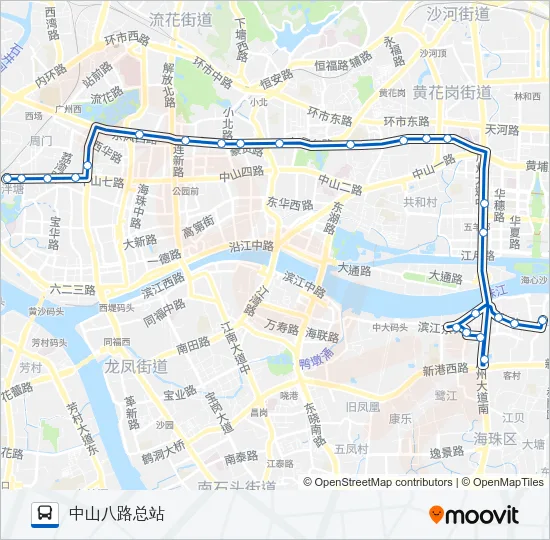 204路 Bus Line Map