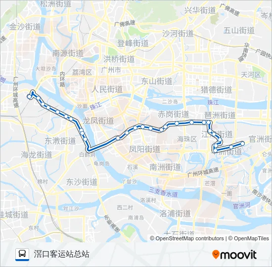206路 Bus Line Map