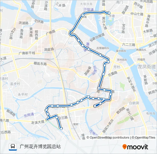 207路 Bus Line Map