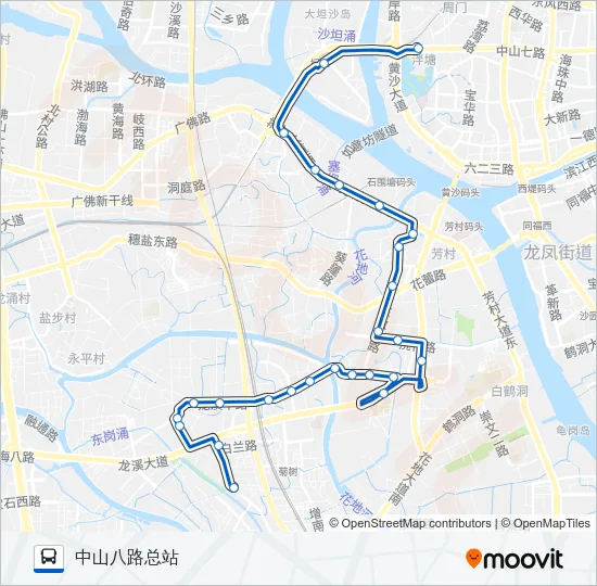 207路 Bus Line Map