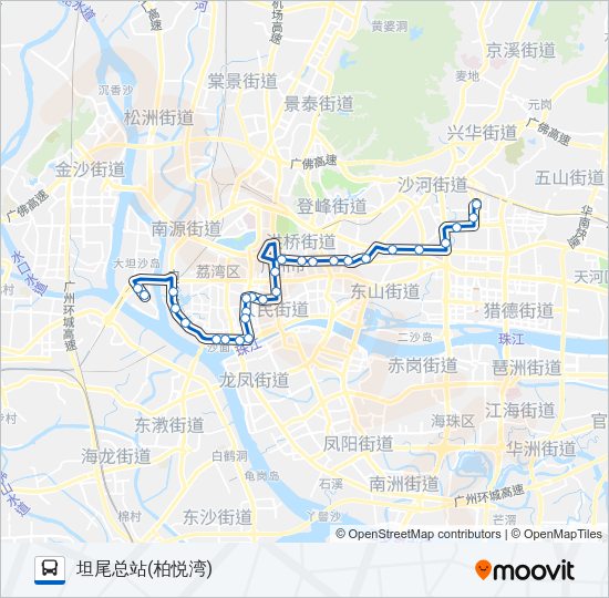 公交209路的线路图
