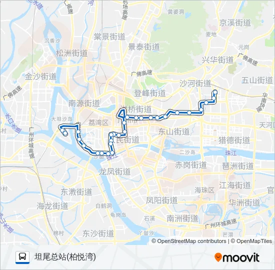 公交209路的线路图
