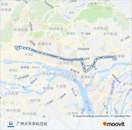 公交214路的线路图
