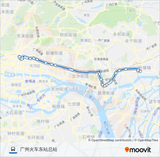 公交214路的线路图