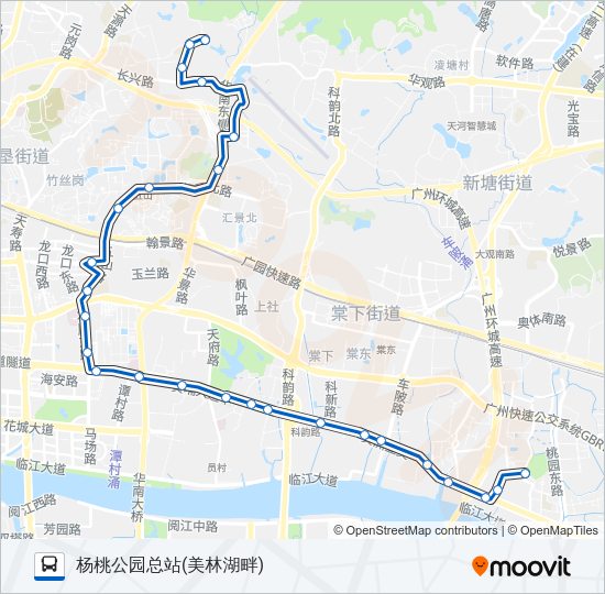 公交218路的线路图