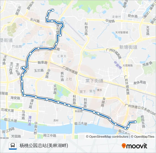 218路 Bus Line Map