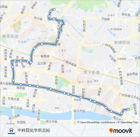 公交218路的线路图