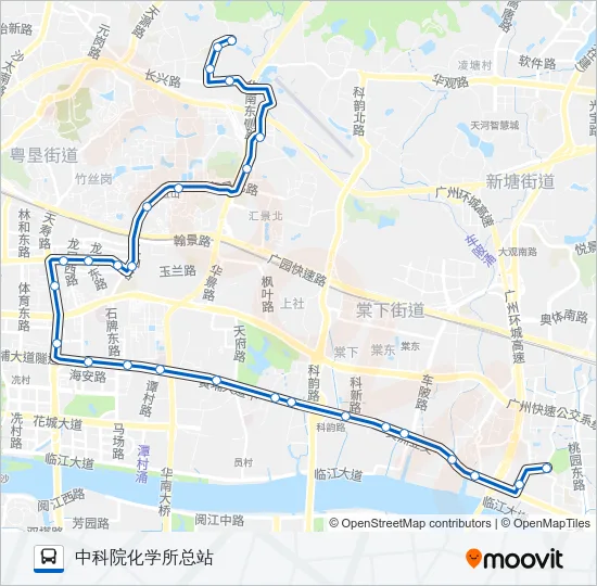 公交218路的线路图