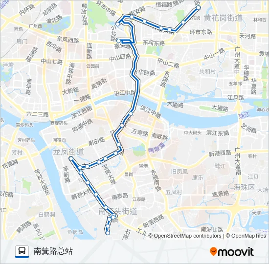 220路 Bus Line Map