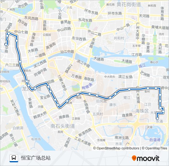 公交226路的线路图