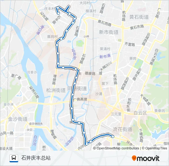 公交228路的线路图