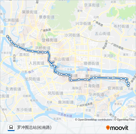 公交229路的线路图