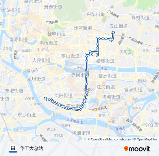公交230路的线路图