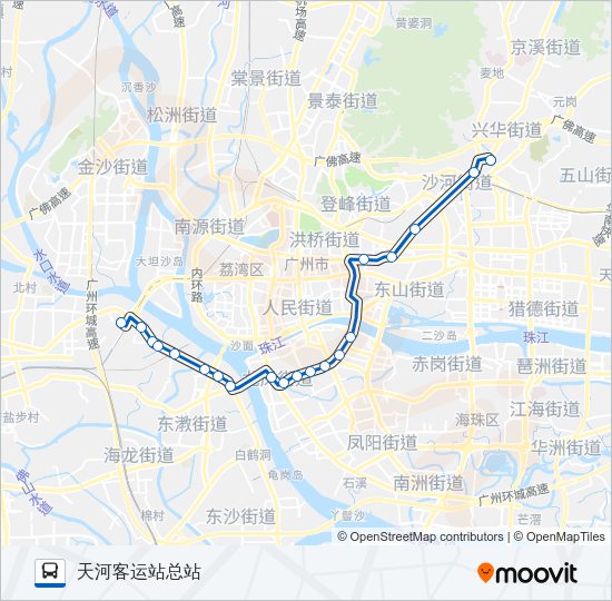 公交236路的线路图
