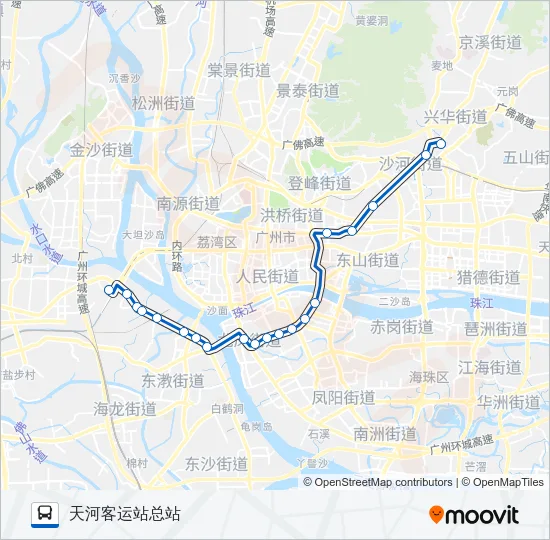 公交236路的线路图
