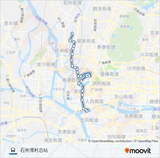 公交238路的线路图