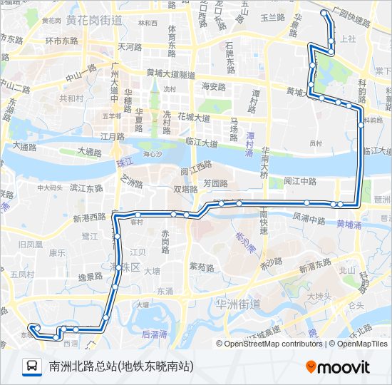 公交239路的线路图