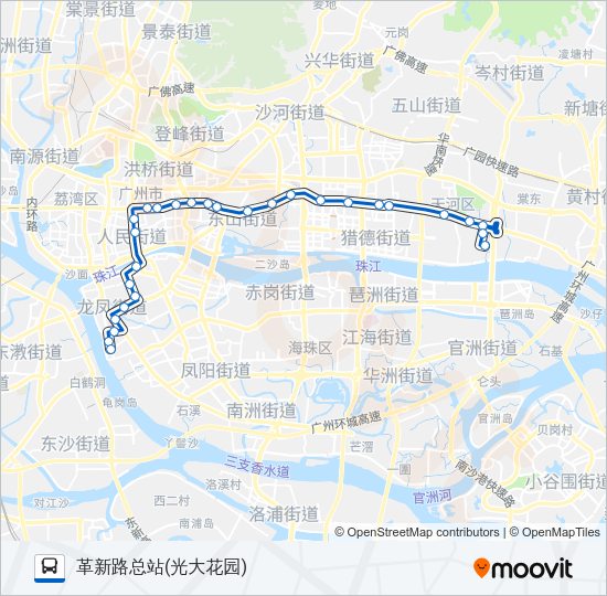 公交243路的线路图