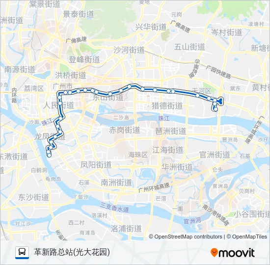 公交243路的线路图