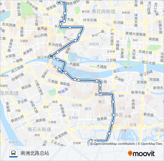 公交247路的线路图