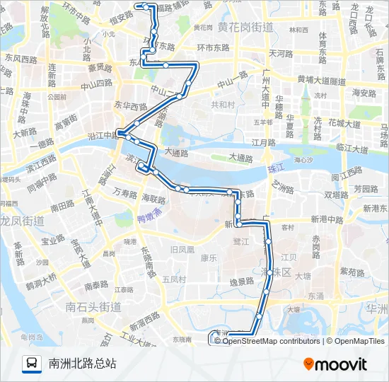 247路 Bus Line Map