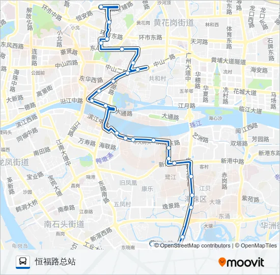 247路 Bus Line Map