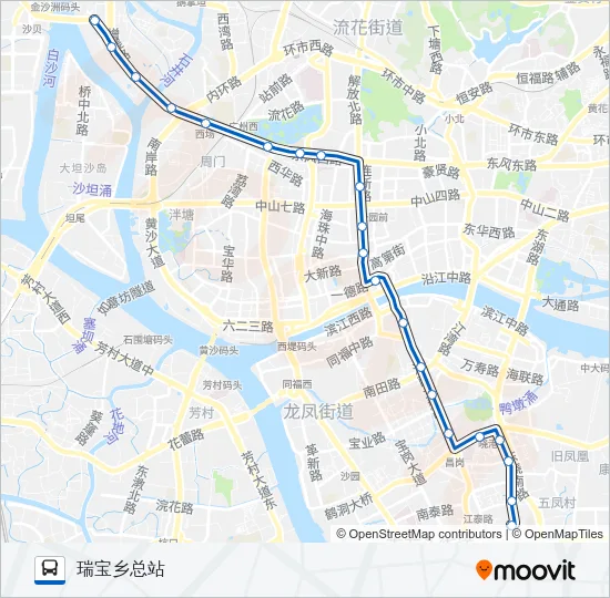 253路 Bus Line Map