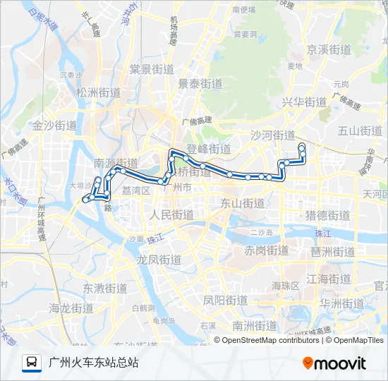 256路 Bus Line Map