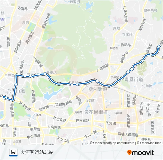 257路 Bus Line Map