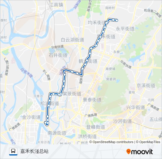 公交259路的线路图