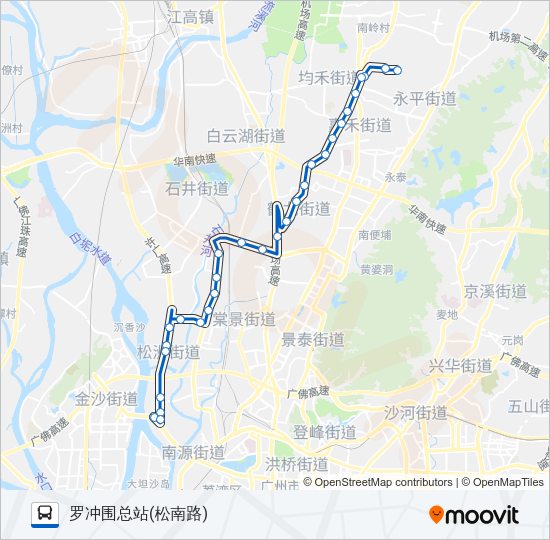 公交259路的线路图