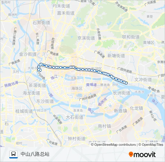 261路 Bus Line Map
