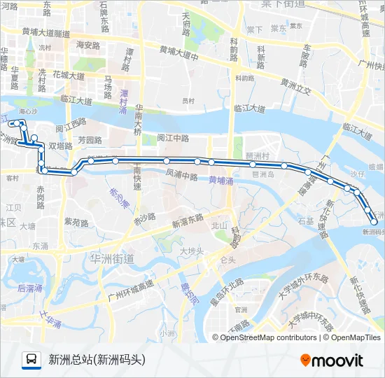 262路 Bus Line Map
