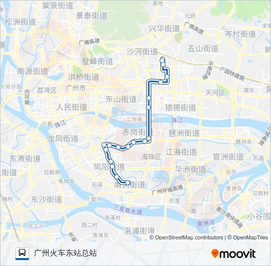 263路 Bus Line Map