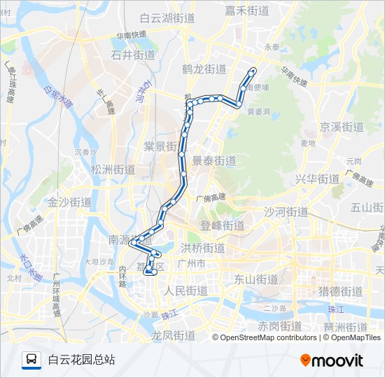 公交268路的线路图