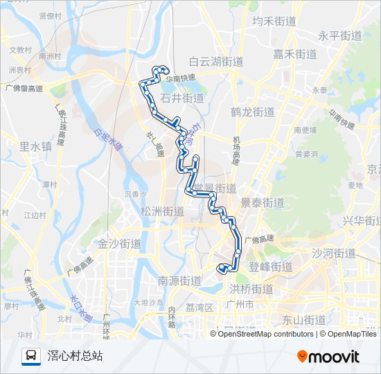 公交271路的线路图