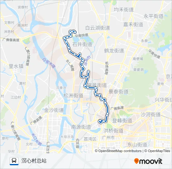 公交271路的线路图