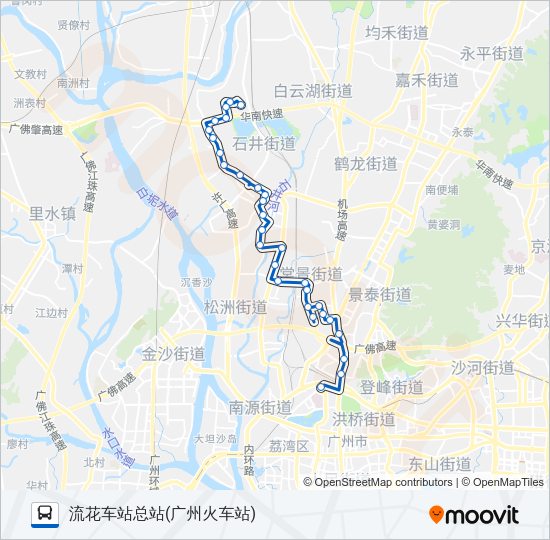 公交271路的线路图