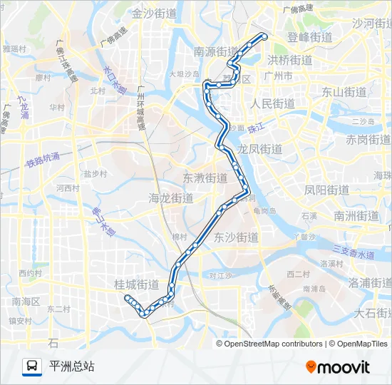 公交275路的线路图