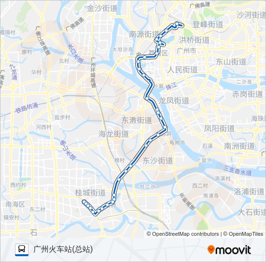 公交275路的线路图