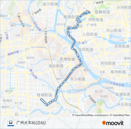 公交275路的线路图