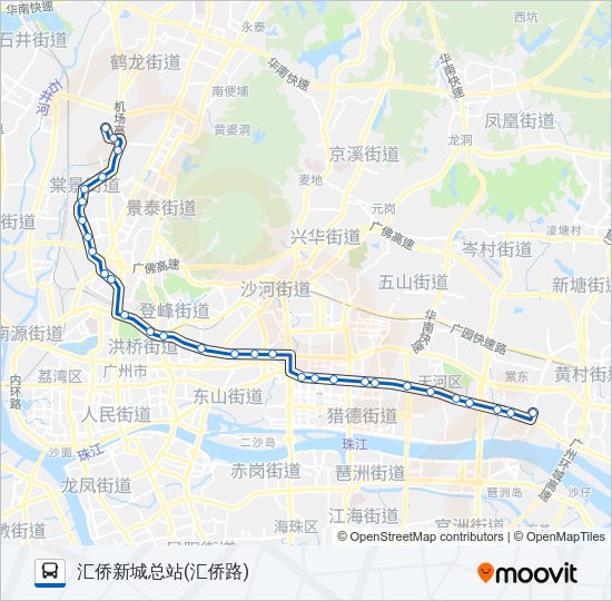 公交278路的线路图