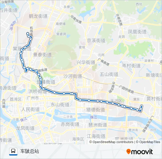 公交278路的线路图