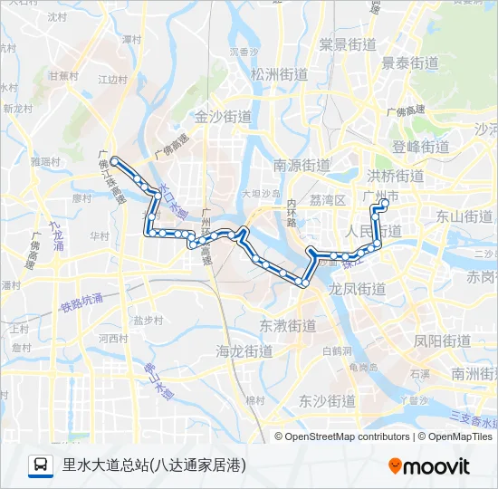 281路 Bus Line Map