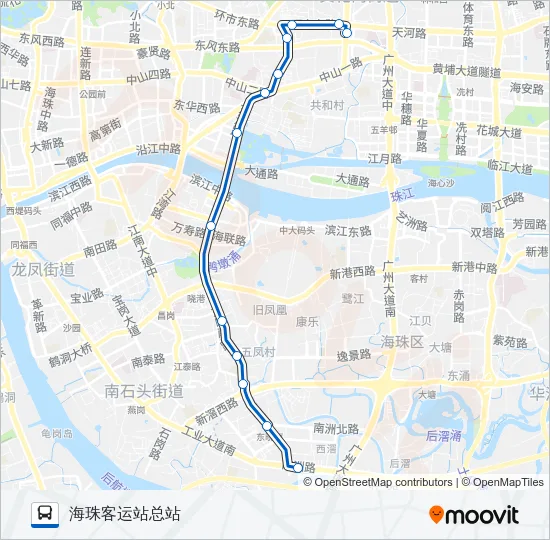 287路 Bus Line Map
