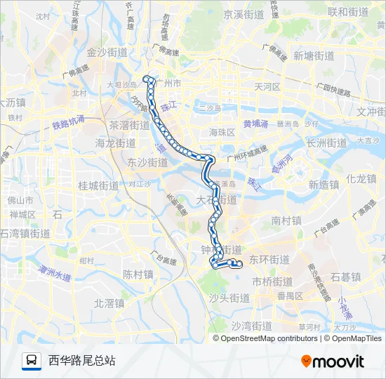 288路 Bus Line Map
