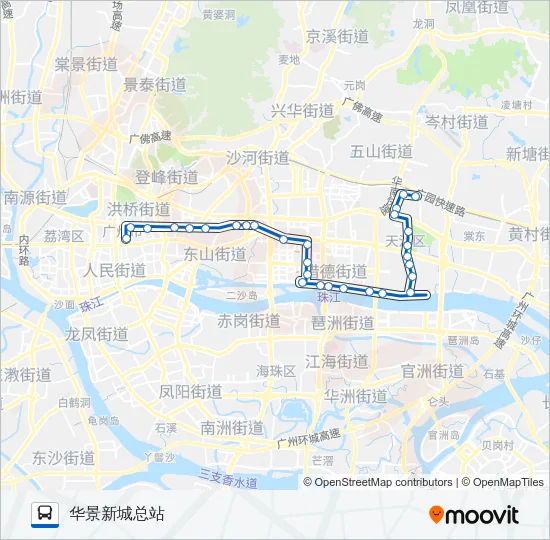 293路 Bus Line Map